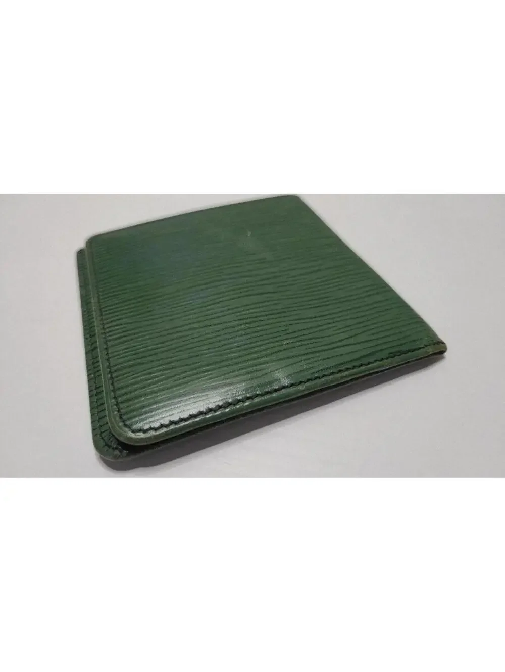 Louis Vuitton Epi Leather Bifold Wallet Green Men's Wallet